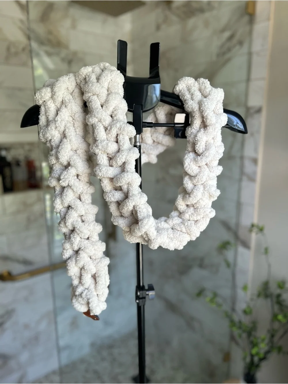 Handmade SUPER Chunky knit scarf